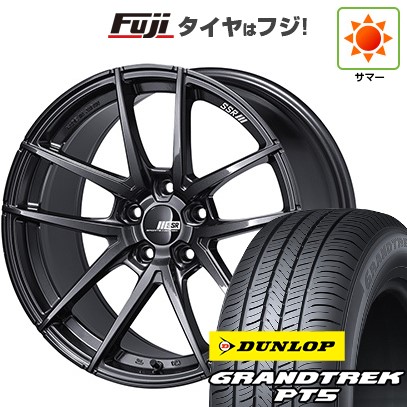 【新品国産車用5穴114.3】 夏タイヤ ホイール4本セット 225/55R19 ダンロップ グラントレック PT5 SSR ライナー タイプ10モノブロック 8J 19インチ(送料無料)|フジ スペシャルセレクション