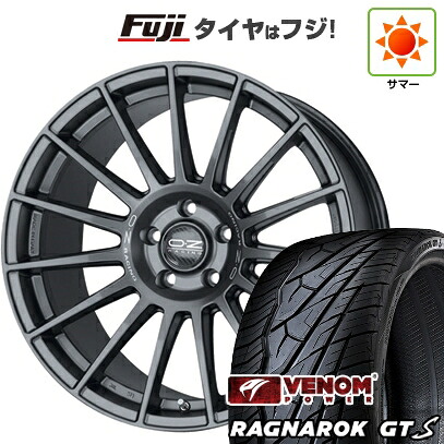 【新品国産車用5穴114.3】 夏タイヤ ホイール4本セット 245/35R20 ヴェノムパワー ラグナロクGTS BSW(限定) OZ スーパーツーリズモ ダカール 8.5J 20インチ(送料無料)