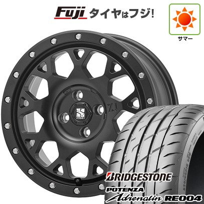 【新品 軽自動車】N-BOX タント スペーシア 夏タイヤ ホイール4本セット 165/55R15 ブリヂストン ポテンザ アドレナリン RE004 MLJ エクストリームJ XJ04 15インチ(送料無料)