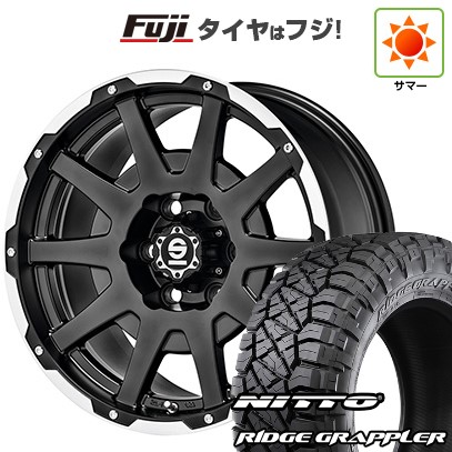 【パンク保証付き】【新品国産車用6穴139.7】 夏タイヤ ホイール4本セット 285/70R17 ニットー リッジグラップラー OZ SPARCO ダカール 7.5J 17インチ(送料無料)｜フジ スペシャルセレクション