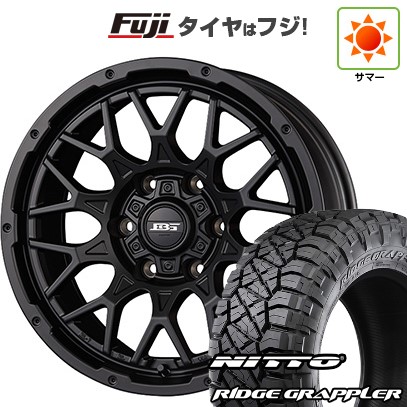 【パンク保証付き】【新品国産車用6穴139.7】 夏タイヤ ホイール4本セット 285/70R17 ニットー リッジグラップラー コーセイ ボトムガルシア シャドウバーツ 8J 17インチ(送料無料)｜フジ スペシャルセレクション