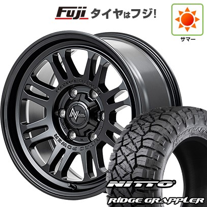 【パンク保証付き】【新品】プラド/ハイラックス 夏タイヤ ホイール4本セット 265/65R17 ニットー リッジグラップラー MID WHEELS NITRO POWER M16 アサルト 8J 17インチ(送料無料)