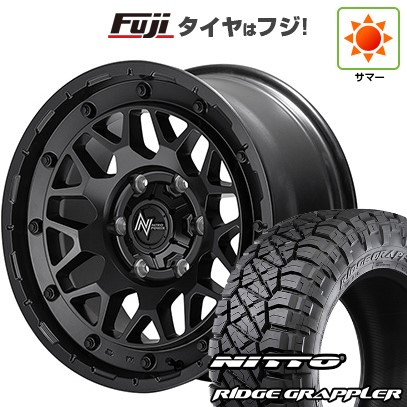 【パンク保証付き】【新品】プラド/ハイラックス 夏タイヤ ホイール4本セット 265/65R17 ニットー リッジグラップラー MID WHEELS NITRO POWER M29 スティンガー 8J 17インチ(送料無料)