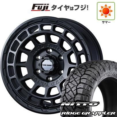 【パンク保証付き】【新品】プラド/ハイラックス 夏タイヤ ホイール4本セット 265/70R17 ニットー リッジグラップラー WEDS ウェッズアドベンチャー マッドヴァンス X タイプF 8J 17インチ(送料無料)｜フジ スペシャルセレクション