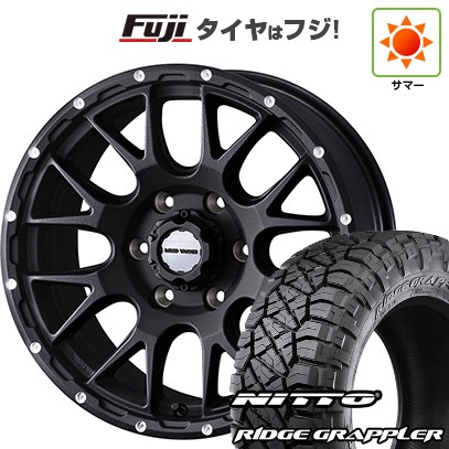 【パンク保証付き】【新品】プラド/ハイラックス 夏タイヤ ホイール4本セット 265/65R17 ニットー リッジグラップラー WEDS ウェッズアドベンチャー マッドヴァンス 08 8J 17インチ(送料無料)
