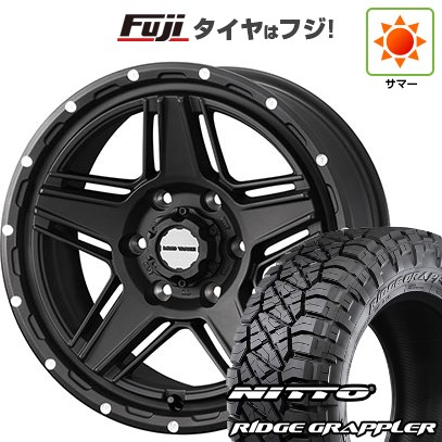 【パンク保証付き】【新品】プラド/ハイラックス 夏タイヤ ホイール4本セット 265/70R17 ニットー リッジグラップラー WEDS ウェッズアドベンチャー マッドヴァンス 07 8J 17インチ(送料無料)|フジ スペシャルセレクション