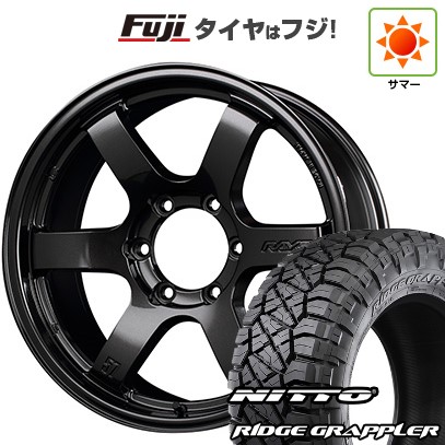 【パンク保証付き】【新品】プラド/ハイラックス 夏タイヤ ホイール4本セット 265/65R17 ニットー リッジグラップラー RAYS レイズ グラムライツ 57DR-X 8J 17インチ(送料無料)