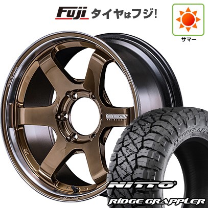 【パンク保証付き】【新品】プラド/ハイラックス 夏タイヤ ホイール4本セット 265/60R18 ニットー リッジグラップラー RAYS レイズ ボルクレーシング TE37SB ツアラー SR 8.5J 18インチ(送料無料)｜フジ スペシャルセレクション