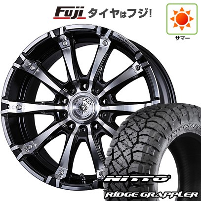 【パンク保証付き】【新品】プラド 夏タイヤ ホイール4本セット 275/55R20 ニットー リッジグラップラー クリムソン ゴールドマンクルーズ ギガンテスモノブロック 8.5J 20インチ(送料無料)|フジ スペシャルセレクション