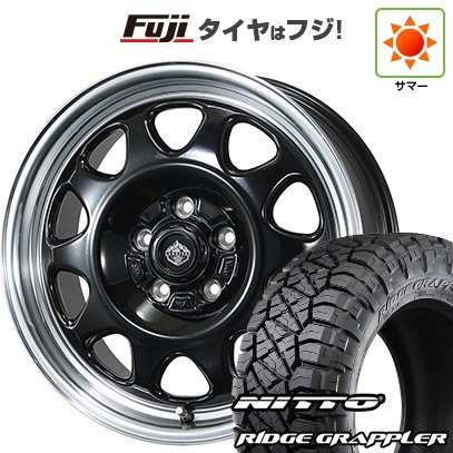 【パンク保証付き】【新品】デリカD5 夏タイヤ ホイール4本セット 245/70R16 ニットー リッジグラップラー トピー ランドフット SWZ 数量限定 7J 16インチ(送料無料)
