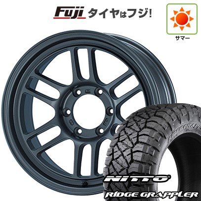 【パンク保証付き】【新品】プラド/ハイラックス 夏タイヤ ホイール4本セット 265/65R17 ニットー リッジグラップラー ENKEI エンケイ ALLROAD RPT1 8.5J 17インチ(送料無料)｜フジ スペシャルセレクション