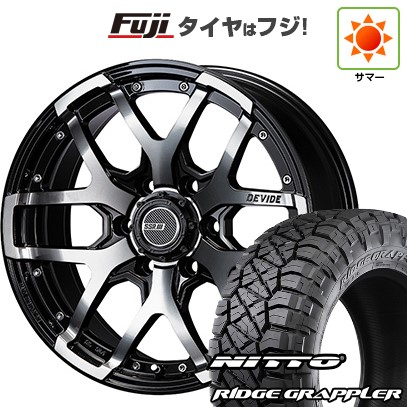 【パンク保証付き】【新品】プラド/ハイラックス 夏タイヤ ホイール4本セット 265/60R18 ニットー リッジグラップラー SSR ディバイド ZS 8J 18インチ(送料無料)｜フジ スペシャルセレクション