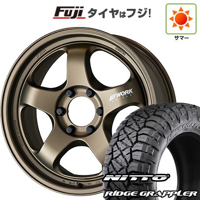 【パンク保証付き】【新品】プラド 夏タイヤ ホイール4本セット 275/55R20 ニットー リッジグラップラー WORK ワーク マイスター S1 1P SUV 9J 20インチ(送料無料)|フジ スペシャルセレクション