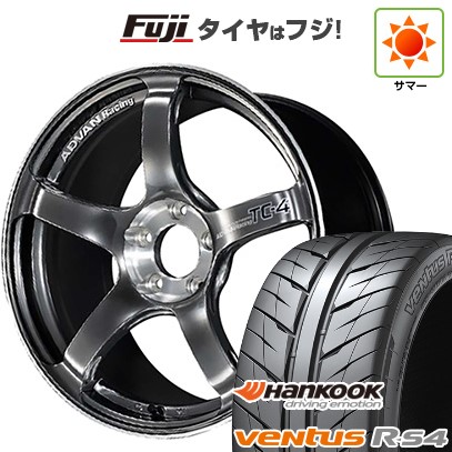 【新品国産車用5穴100】 夏タイヤ ホイール4本セット 225/40R18 92 W XL ハンコック ヴェンタス R-S4 Z232 ヨコハマ アドバンレーシング TC-4 SE 18インチ(送料無料)｜フジ スペシャルセレクション