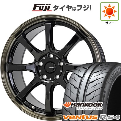 【新品国産車用5穴114.3】 夏タイヤ ホイール4本セット 205/55R16 ハンコック ヴェンタス R-S4 Z232 ホットスタッフ ジースピード P-08 6.5J 16インチ(送料無料)