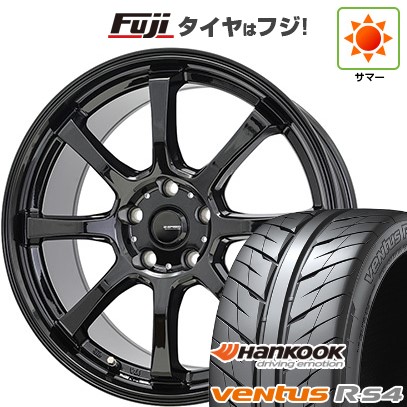 【新品国産車用5穴114.3】 夏タイヤ ホイール4本セット 205/55R16 ハンコック ヴェンタス R-S4 Z232 ホットスタッフ ジースピード G-08 6.5J 16インチ(送料無料)