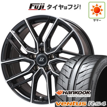 【新品国産車用5穴114.3】 夏タイヤ ホイール4本セット 205/55R16 ハンコック ヴェンタス R-S4 Z232 ブランドルライン ヴァレーゼ ブラックポリッシュ 6.5J 16インチ(送料無料)
