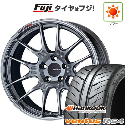【新品国産車用5穴100】 夏タイヤ ホイール4本セット 225/40R18 92 W XL ハンコック ヴェンタス R-S4 Z232 ENKEI エンケイ GTC02 18インチ(送料無料)|フジ スペシャルセレクション