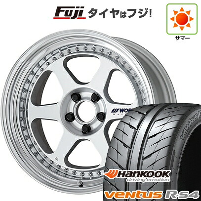 【新品国産車用5穴100】 夏タイヤ ホイール4本セット 225/40R18 92 W XL ハンコック ヴェンタス R-S4 Z232 WORK ワーク マイスター L1 3P 18インチ(送料無料)|フジ スペシャルセレクション