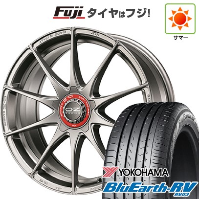 【パンク保証付き】【新品国産車用5穴114.3】 夏タイヤ ホイール4本セット 225/45R18 ヨコハマ ブルーアース RV-03 OZ フォーミュラHLT 7.5J 18インチ(送料無料)｜フジ スペシャルセレクション