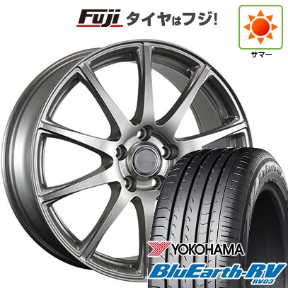 【パンク保証付き】【新品国産車用5穴114.3】 夏タイヤ ホイール4本セット 225/55R18 ヨコハマ ブルーアース RV-03 ブリヂストン エコフォルム SE-23 7J 18インチ(送料無料)｜フジ スペシャルセレクション