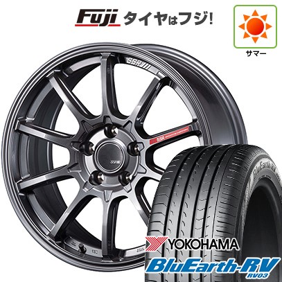 【パンク保証付き】【新品国産車用5穴114.3】 夏タイヤ ホイール4本セット 225/50R18 ヨコハマ ブルーアース RV-03 SSR GT GTV05 8J 18インチ(送料無料)
