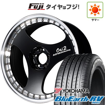 【パンク保証付き】【新品国産車用5穴114.3】 夏タイヤ ホイール4本セット 245/40R20 ヨコハマ ブルーアース RV-03 ヨコハマ アドバンレーシング ONI2 プログレッシブ 8.5J 20インチ(送料無料)