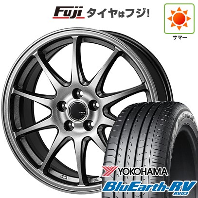 【パンク保証付き】【新品国産車用5穴114.3】 夏タイヤ ホイール4本セット 225/55R18 ヨコハマ ブルーアース RV-03 モンツァ ZACK JP-202 7J 18インチ(送料無料)|フジ スペシャルセレクション