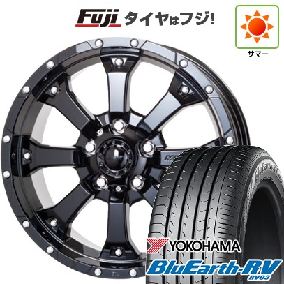 【パンク保証付き】【新品国産車用5穴114.3】 夏タイヤ ホイール4本セット 215/65R16 ヨコハマ ブルーアース RV-03 トライスター MKW MK-46 7J 16インチ(送料無料)
