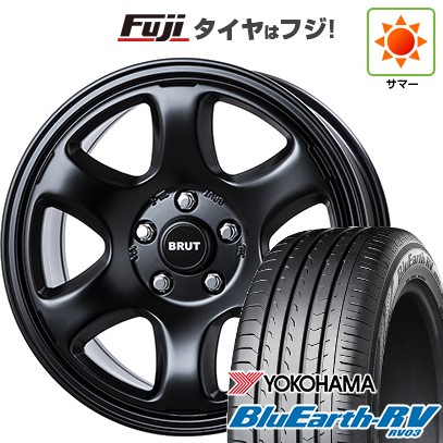【パンク保証付き】【新品国産車用5穴114.3】 夏タイヤ ホイール4本セット 225/65R17 ヨコハマ ブルーアース RV-03 トライスター BRUT BR-44 7.5J 17インチ(送料無料)