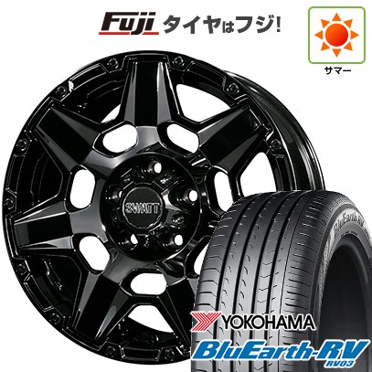 【パンク保証付き】【新品国産車用5穴114.3】 夏タイヤ ホイール4本セット 215/65R16 ヨコハマ ブルーアース RV-03 クライメイト スワット(SBC) 7J 16インチ(送料無料)