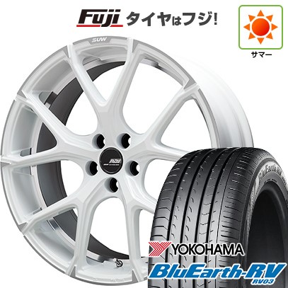 【パンク保証付き】【新品国産車用5穴114.3】 夏タイヤ ホイール4本セット 245/35R20 ヨコハマ ブルーアース RV-03 クライメイト SUW アリアLM-r 8.5J 20インチ(送料無料)