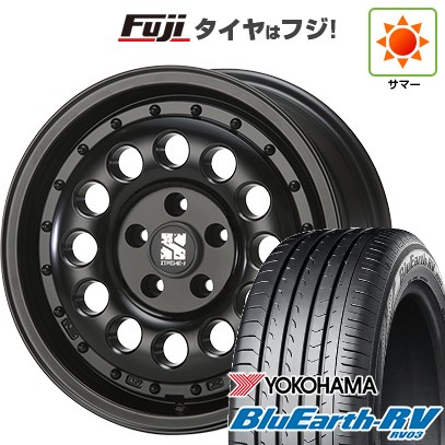 【パンク保証付き】【新品国産車用5穴114.3】 夏タイヤ ホイール4本セット 215/65R16 ヨコハマ ブルーアース RV-03 MLJ エクストリームJ ラギッド 6.5J 16インチ(送料無料)