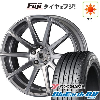 【パンク保証付き】【新品国産車用5穴114.3】 夏タイヤ ホイール4本セット 235/50R18 ヨコハマ ブルーアース RV-03 クリムソン クラブリネア マルディーニ FF 8J 18インチ(送料無料)