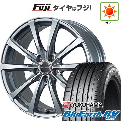 【パンク保証付き】【新品国産車用5穴114.3】 夏タイヤ ホイール4本セット 205/65R16 ヨコハマ ブルーアース RV-03 ブリヂストン バルミナ LS10 6.5J 16インチ(送料無料)