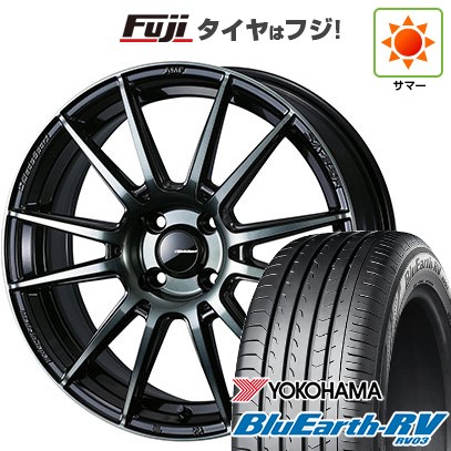 【パンク保証付き】【新品】オーラ 夏タイヤ ホイール4本セット 205/50R17 ヨコハマ ブルーアース RV-03 WEDS ウェッズスポーツ SA-62R 6.5J 17インチ(送料無料)｜フジ スペシャルセレクション