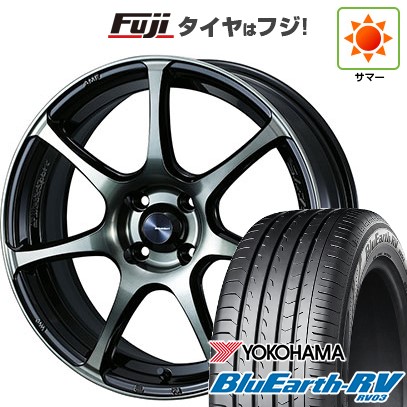 【パンク保証付き】【新品】オーラ 夏タイヤ ホイール4本セット 205/50R17 ヨコハマ ブルーアース RV-03 WEDS ウェッズスポーツ SA-75R 6.5J 17インチ(送料無料)｜フジ スペシャルセレクション