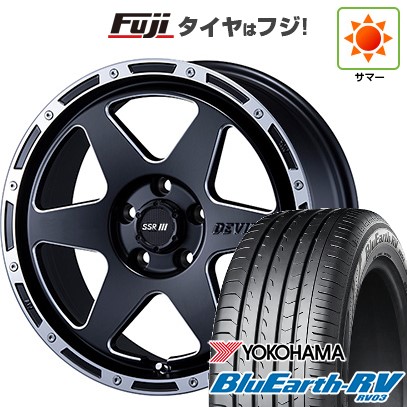 【パンク保証付き】【新品国産車用5穴114.3】 夏タイヤ ホイール4本セット 215/65R16 ヨコハマ ブルーアース RV-03 SSR ディバイド TR-6 7J 16インチ(送料無料)