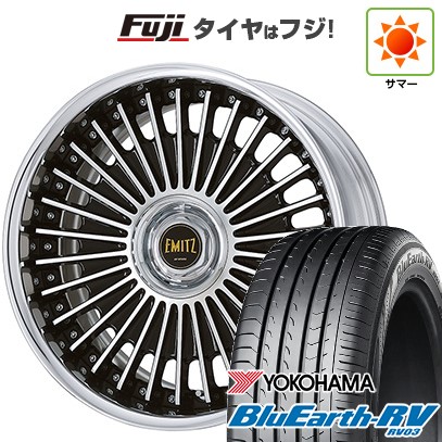 【パンク保証付き】【新品国産車用5穴114.3】 夏タイヤ ホイール4本セット 245/35R20 ヨコハマ ブルーアース RV-03 WORK ワーク イミッツ 8.5J 20インチ(送料無料)