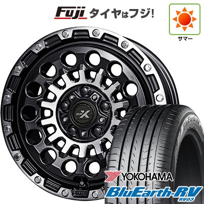 【パンク保証付き】【新品国産車用5穴114.3】 夏タイヤ ホイール4本セット 215/65R16 ヨコハマ ブルーアース RV-03 共豊 PPX GX14 7J 16インチ(送料無料)