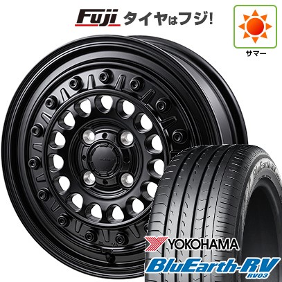 【パンク保証付き】【新品国産車用4穴100】 夏タイヤ ホイール4本セット 185/65R15 ヨコハマ ブルーアース RV-03 モンツァ HI-BLOCK ターマー 5.5J 15インチ(送料無料)|フジ スペシャルセレクション