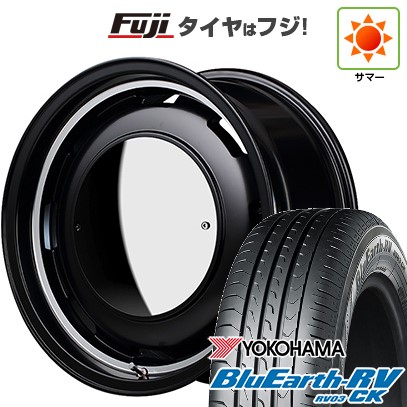 【パンク保証付き】【新品 軽自動車】ハスラー 夏タイヤ ホイール4本セット 165/65R14 ヨコハマ ブルーアース RV-03CK MID WHEELS ガルシア シスコ ムーン 4.5J 14インチ(送料無料)|フジ スペシャルセレクション