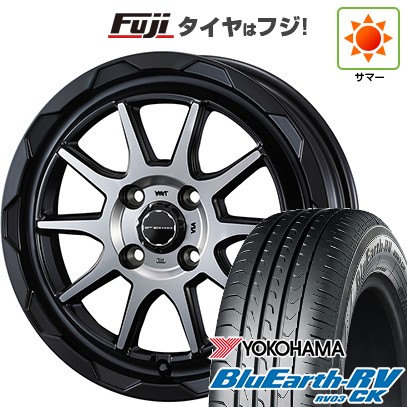 【パンク保証付き】【新品 軽自動車】N-BOX タント スペーシア 夏タイヤ ホイール4本セット 155/65R14 ヨコハマ ブルーアース RV-03CK WEDS ウェッズアドベンチャー マッドヴァンス 06 4.5J 14インチ(送料無料)