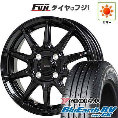 【パンク保証付き】【新品 軽自動車】ハスラー 夏タイヤ ホイール4本セット 165/65R14 ヨコハマ ブルーアース RV-03CK ホットスタッフ ジースピード G-05 4.5J 14インチ(送料無料)｜フジ スペシャルセレクション
