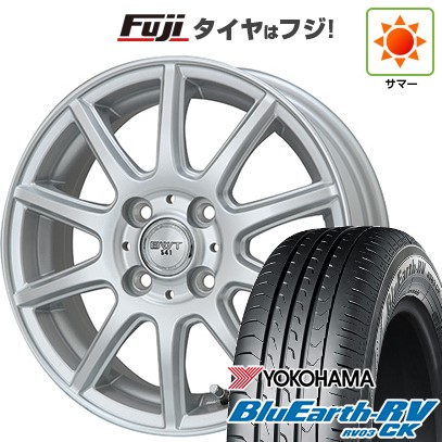 【パンク保証付き】【新品 軽自動車】 夏タイヤ ホイール4本セット 145/80R13 ヨコハマ ブルーアース RV-03CK ビッグウエイ BWT-541 4J 13インチ(送料無料)