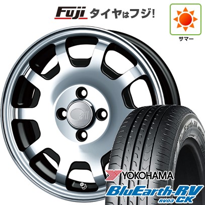 【パンク保証付き】【新品 軽自動車】タフト ソリオ 夏タイヤ ホイール4本セット 165/65R15 ヨコハマ ブルーアース RV-03CK ENKEI エンケイ all オールフォーKCR 5J 15インチ(送料無料)