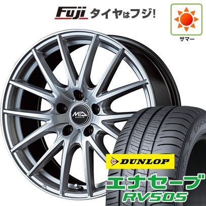【新品国産車用5穴114.3】 夏タイヤ ホイール4本セット 225/60R17 ダンロップ エナセーブ RV505 MID WHEELS SQ27 7J 17インチ(送料無料)｜フジ スペシャルセレクション