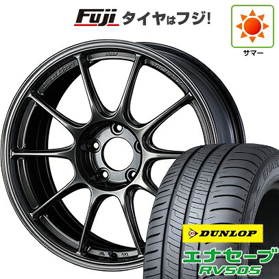 【新品国産車用5穴114.3】 夏タイヤ ホイール4本セット 235/50R18 ダンロップ エナセーブ RV505 WEDS ウェッズ ウェッズスポーツ TC-105X 8J 18インチ(送料無料)｜フジ スペシャルセレクション