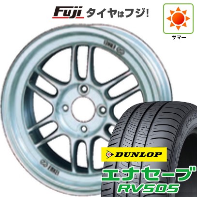 【新品国産車用5穴114.3】 夏タイヤ ホイール4本セット 215/65R16 ダンロップ エナセーブ RV505 ENKEI エンケイ Racing RP-F1 7J 16インチ(送料無料)