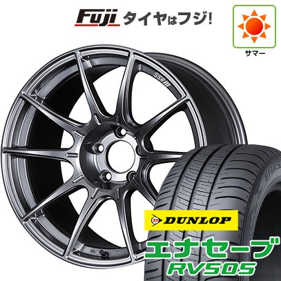 【新品国産車用5穴114.3】 夏タイヤ ホイール4本セット 235/55R18 ダンロップ エナセーブ RV505 SSR GT GTX01 7.5J 18インチ(送料無料)｜フジ スペシャルセレクション 116,600円